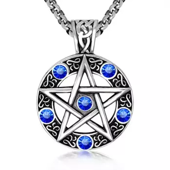 wisior PENTAGRAM BLUE